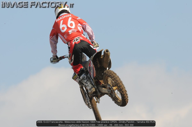 2009-10-03 Franciacorta - Motocross delle Nazioni 1804 Free practice OPEN - Dmitry Parshin - Yamaha 450 RUS.jpg